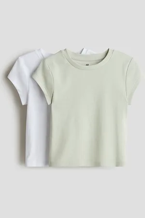 H&M 2 kpl puuvillatrikoisia puseroita