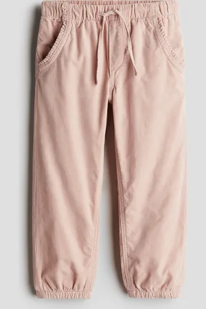 H&M Puuvillavakosamettiset joggersit