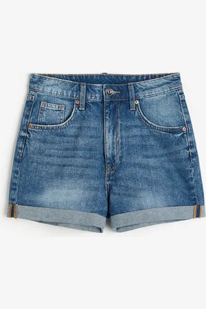 H&M Korkeavyötäröiset farkkushortsit