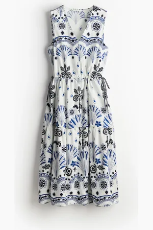 H&M Säätönyörillinen puuvillamekko