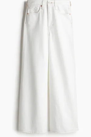 H&M Feather Soft Super Wide Ultra High Jeans