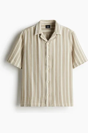 H&M Kuviopintainen laakakauluspaita Regular Fit