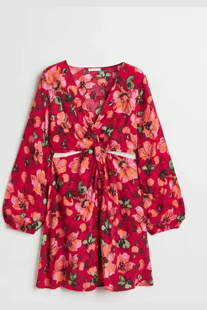 H&M Solmukoristeinen cut out -mekko