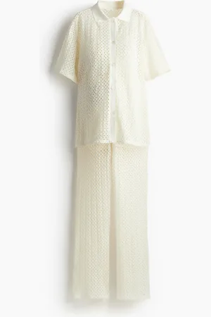 H&M MAMA Kaksiosainen pitsitrikoinen setti