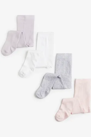 H&M 4 kpl neulesukkahousuja