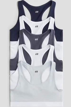 H&M 5 kpl puuvillaisia toppeja