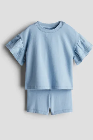 H&M Kaksiosainen puuvillatrikoinen setti