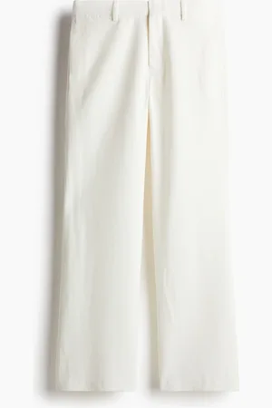 H&M Levenevät pellavasekoitteiset housut Regular Fit