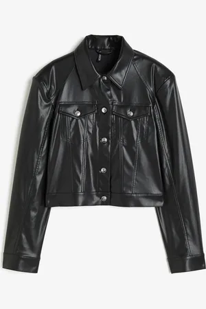 H&M Pinnoitettu olkatopattu takki