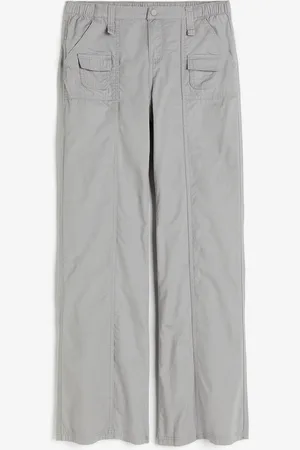 H&M Cargohousut puuvillakanvaasia