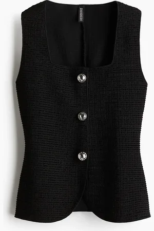 H&M Kuviopintainen trikooliivi