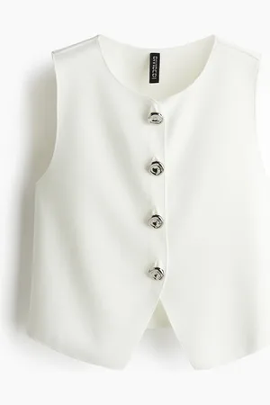 H&M Lyhyt trikoinen liivi