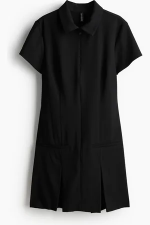 H&M Vetoketjullinen kaulusmekko