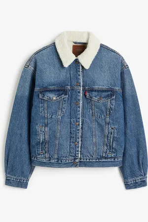 H&M 90s Sherpa Trucker Jacket