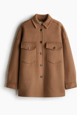 H&M Käsintehty villasekoitteinen paitatakki