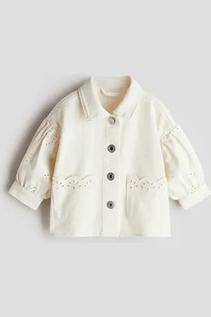 H&M Broderie anglaise -somisteinen päällyspaita