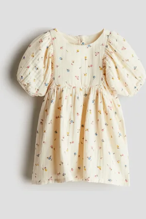 H&M Seersucker-puuvillamekko