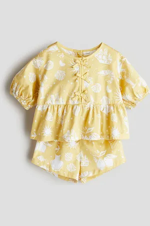 H&M Kaksiosainen puuvillapopliinisetti
