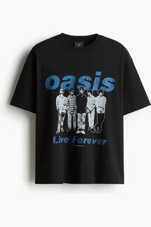 H&M Painokuvallinen T-paita Loose Fit