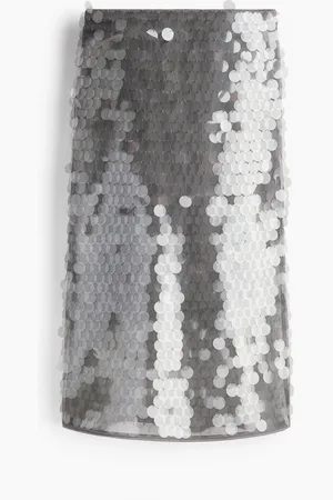 H&M Paljettikoristeinen midihame
