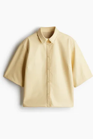 H&M Pinnoitettu lyhythihainen paita