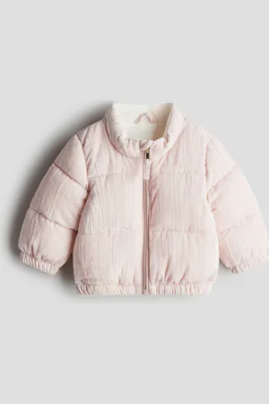 H&M Vakosamettinen toppatakki