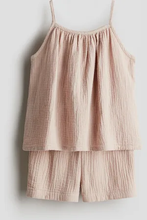 H&M Kaksiosainen puuvillamusliininen setti