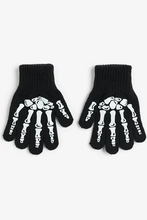 H&M Painokuvalliset sormikkaat