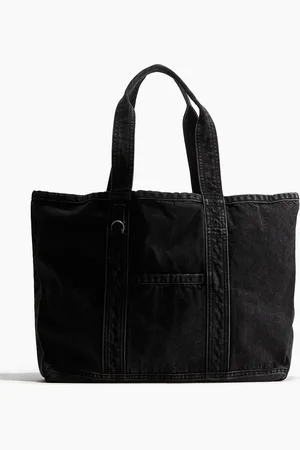 H&M Pestyn näköinen denim-ostoslaukku