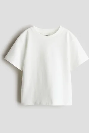 H&M Väljämallinen pimapuuvillainen T-paita