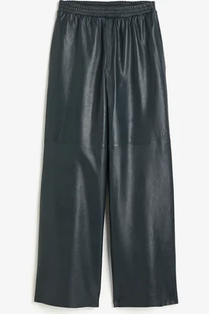 H&M Väljät nahkahousut