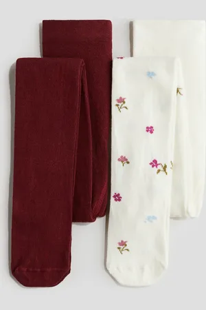 H&M 2 kpl ohuita neulesukkahousuja