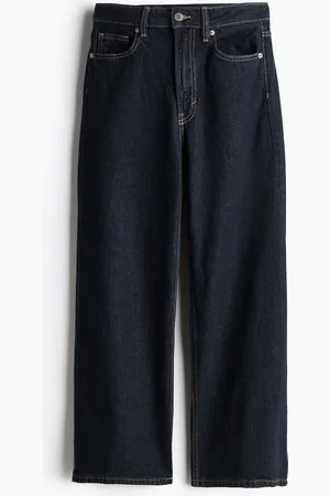 H&M Wide High Cropped Jeans