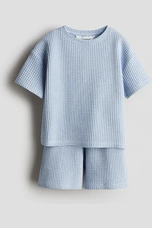 H&M Kaksiosainen vohvelitrikoinen setti