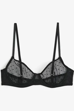 H&M Pehmustamattomat mesh-kaaritukirintaliivit