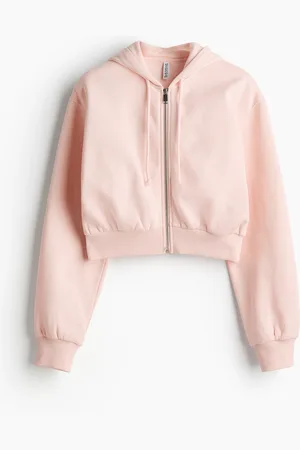 H&M Lyhyt vetoketjullinen huppari