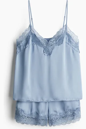 H&M Pitsireunainen satiinipyjama