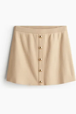 H&M Edestä napitettava neulehame