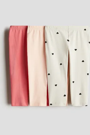 H&M 3 kpl puuvillaisia leggingsejä