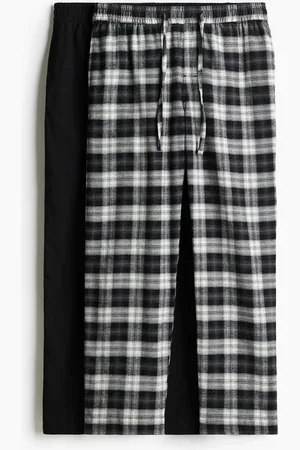 H&M 2 kpl flanellisia pyjamahousuja