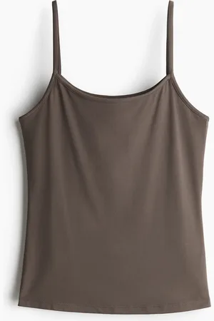 H&M Mikrokuituinen naruolkaintoppi