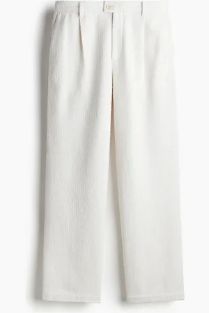 H&M Kuviopintaiset housut Relaxed Fit
