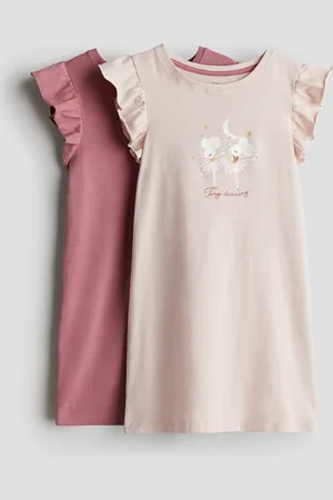 H&M 2 kpl puuvillaisia yöpaitoja