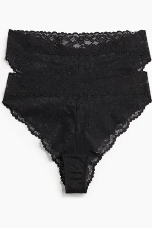 H&M 2 kpl pitsisiä brazilian-alushousuja