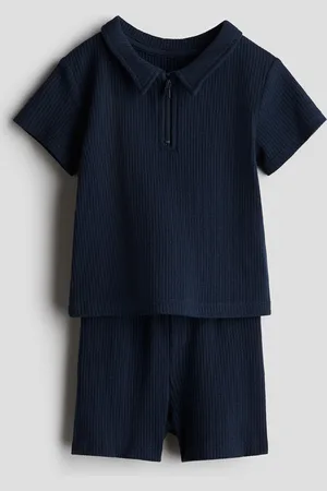 H&M Kaksiosainen vohvelitrikoinen setti