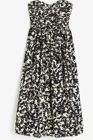 H&M Kuviollinen bandeau-mekko