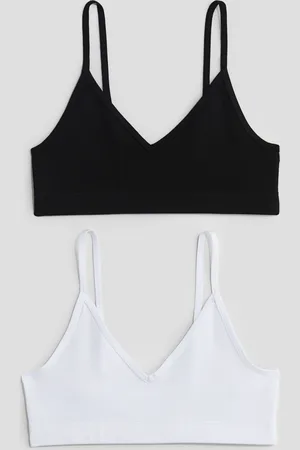 H&M 2 kpl lyhyitä v-aukkoisia toppeja