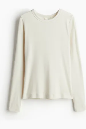 H&M Ribattu modaalisekoitepusero