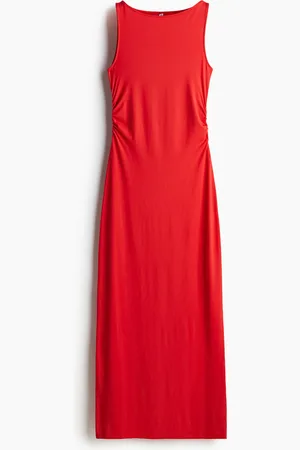 H&M Poimutettu bodycon-maksimekko
