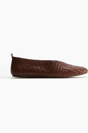 H&M Punotut nahkaiset ballerinat